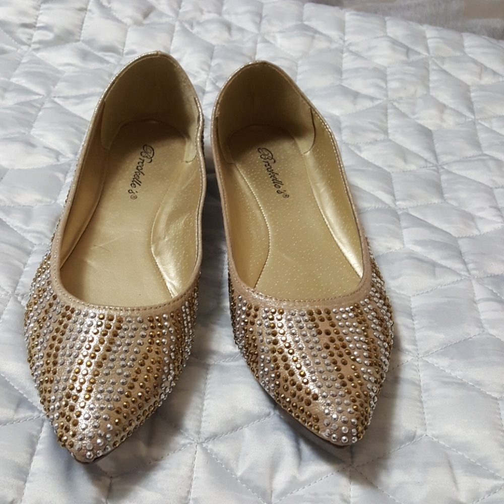 Breckelle's glitter rhinestones shoes